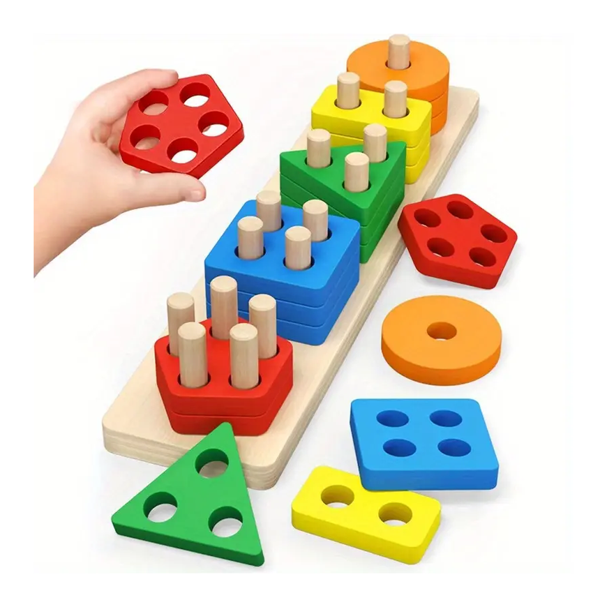 Puzzle - Colors, numbers, and shapes