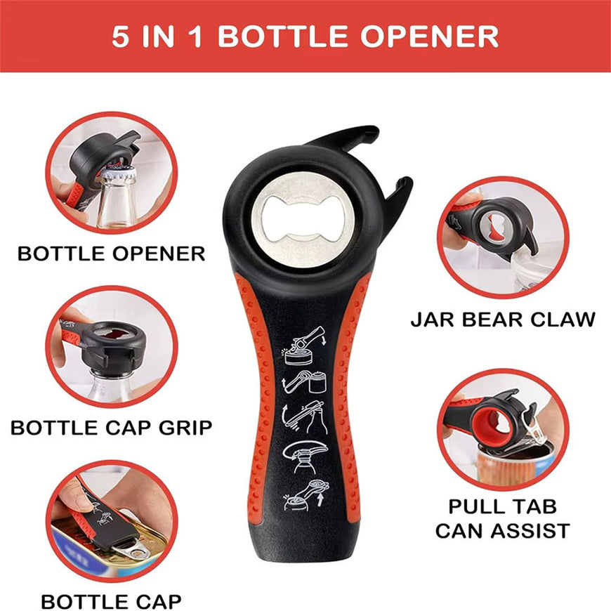 Jar, Can, Bottle Opener Set - 3 pieces