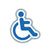 Car sticker - wheelchair decal