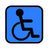Car sticker - wheelchair decal