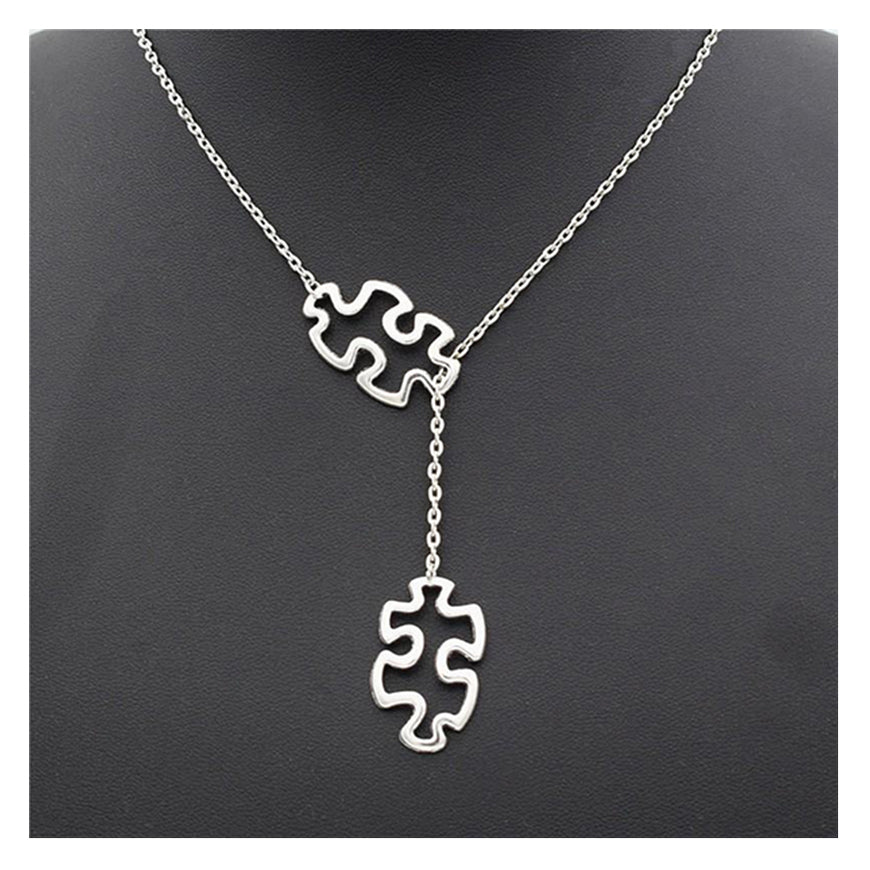 Autism awareness necklace