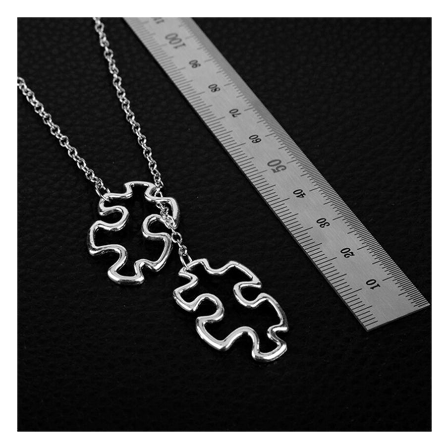 Gold Puzzle Necklace / Best Friend Necklace / Gold Puzzle - Etsy | Puzzle  piece necklace, Friend necklaces, Best friend necklaces