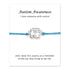 Autism awareness bracelet (rope cord)