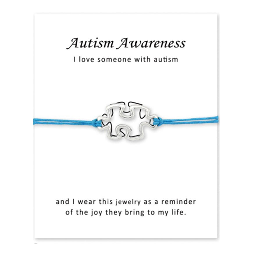 Autism awareness bracelet (rope cord)