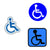 Car sticker - wheelchair decal