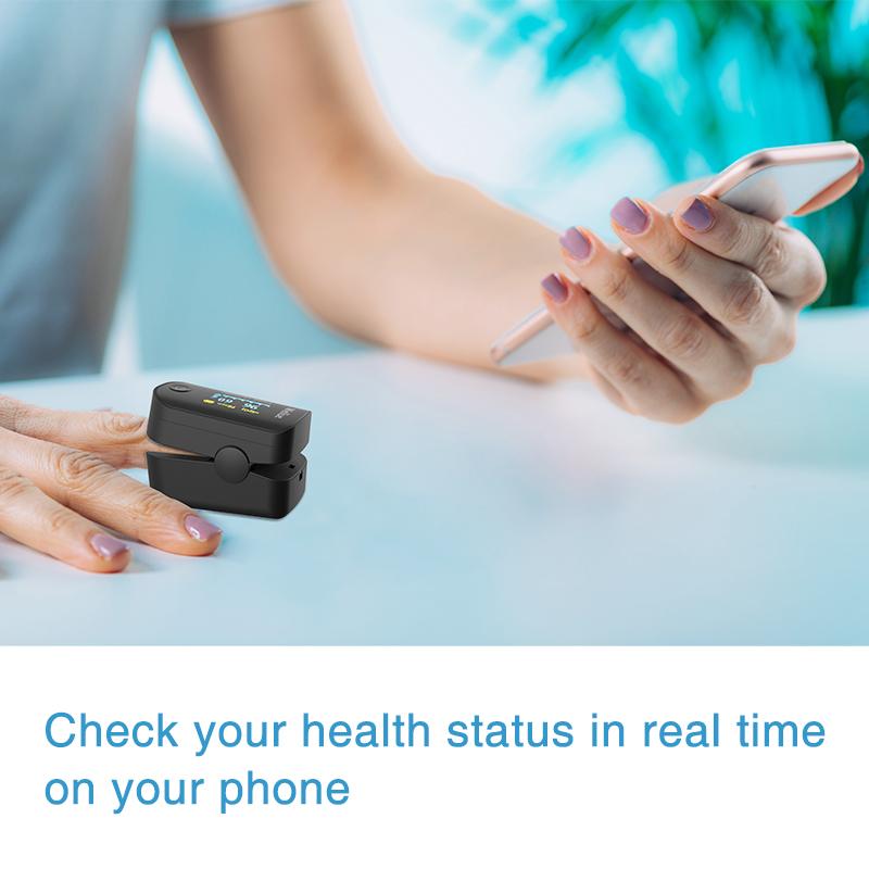 Finger Pulse Oximeter With App