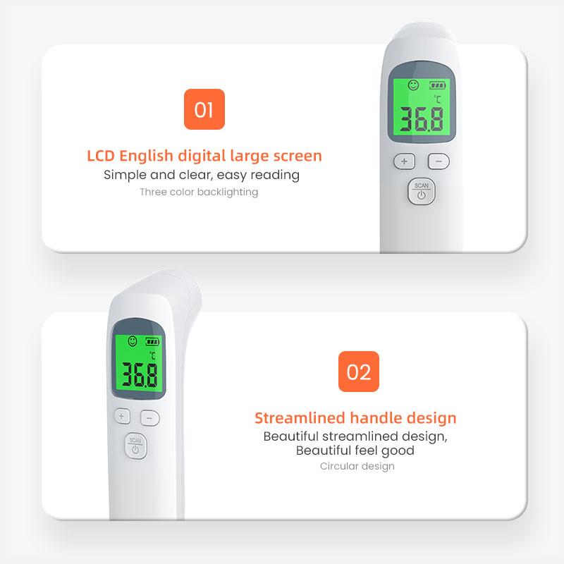 Mutlifunction Infrared Thermometer Colour Changing Fever Indicator