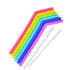Silicone Straws 6 Pack