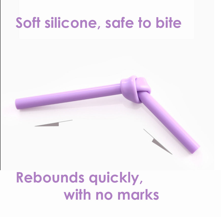 Silicone Straws 6 Pack