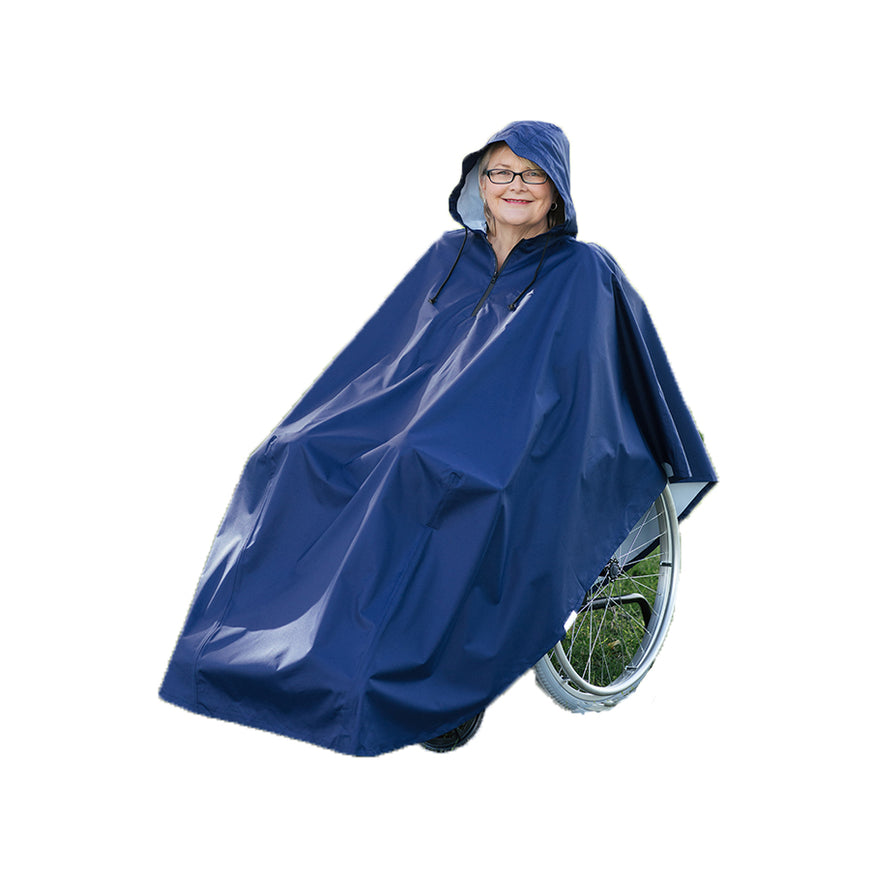 Wheelchair raincoat